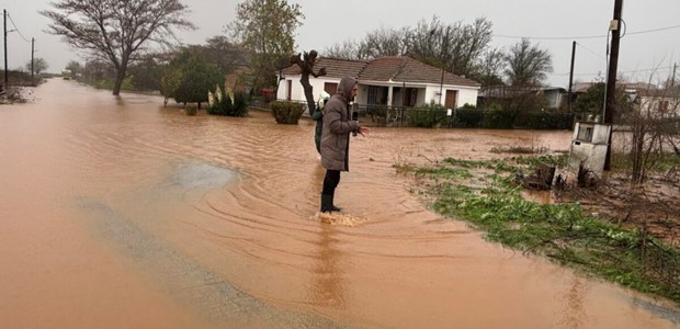 Πλημμύρισαν σπίτια στο Ανωχώρι Φαρσάλων